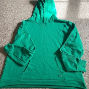 Green Under Armor hoodie